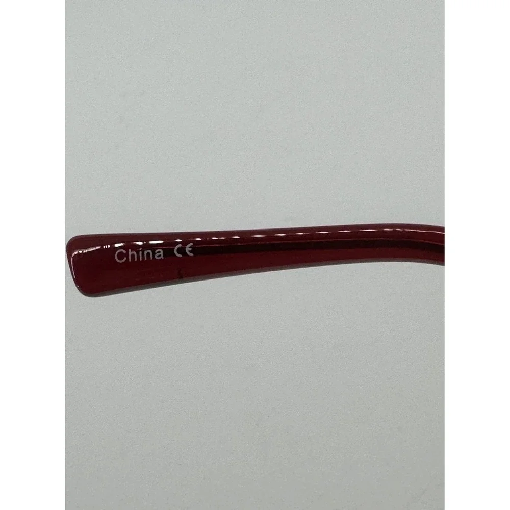 Prive Revaux Dynamic Duo Clear Lens Glasses +0.00 Non Prescription Red Frames